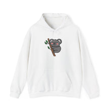 Load image into Gallery viewer, Koala Bear Hoodie – Cute Sleeping Koala on Eucalyptus Tree Sweatshirt