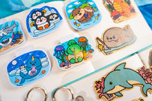 Load image into Gallery viewer, These  Turtle bookmarks not only help you keep your place in your reading material but also add a delightful touch of marine life to your reading experience.