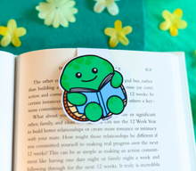 Load image into Gallery viewer, A set of adorable bookmarks featuring different animals and scenes, each with a playful "Reading Time" design. These eco-friendly bookmarks have a charming, hand-drawn style, perfect for marking your place with a fun, bookish touch! 📚✨🐾