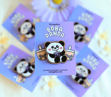 Load image into Gallery viewer, Boba Panda Wooden Pin