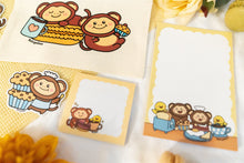 Load image into Gallery viewer, Monkey Cozy Cafe Stationery Gift Set