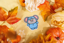 Load image into Gallery viewer, Mouse in an Elephant Costume Glossy Sticker