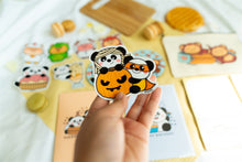 Load image into Gallery viewer, Panda Halloween Glossy Sticker