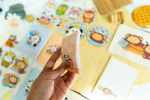 Load image into Gallery viewer, Panda Cozy Cafe Sticky Notepad
