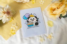 Load image into Gallery viewer, Panda Happy Birthday Cards (Set of 3)