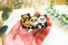 Load image into Gallery viewer, Panda Family Bamboo Sticker