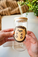 Load image into Gallery viewer, Belugabee Hedgehog Bamboo Sticker Alt Text: Adorable hedgehog design on eco-friendly bamboo, displayed on a glass cup, bringing woodland charm to your drinkware. 🦔🌿 #BambooSticker #HedgehogOnGlassCup #NatureInspiredDecor