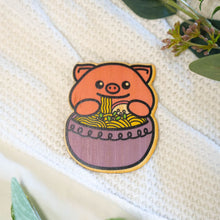 Load image into Gallery viewer, Piggy Ramen Bamboo Sticker
