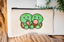 Load image into Gallery viewer, Turtle Desserts Bamboo Sticker
A sustainable bamboo sticker depicting a turtle enjoying various desserts