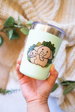 Load image into Gallery viewer, Belugabee Bamboo Sticker: Heartwarming design of an elephant family, adding charm to your small hydroflask cup. Elevate your style with this eco-friendly and charming 3x3-inch bamboo sticker. 🐘💕 #BambooSticker #ElephantFamily #HydroflaskDecor