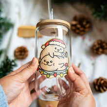 Load image into Gallery viewer, Happy Santa Seals Bamboo Sticker