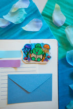 Load image into Gallery viewer, Turtle &amp; Jellies Magnetic Bookmark
