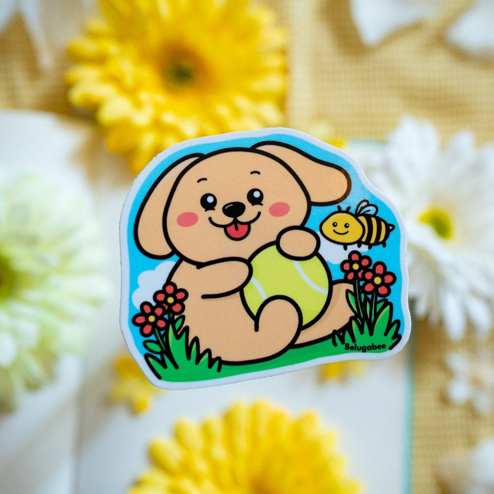 Puppy Glossy Sticker