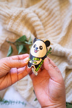 Load image into Gallery viewer, Playful Panda Bamboo Sticker
