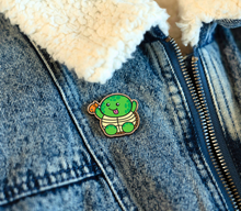 Load image into Gallery viewer, A selection of unique or custom, handmade wooden turtle pins, perfect for adding a touch of nature to your accessorie

