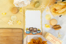 Load image into Gallery viewer, Monkey Cozy Cafe Stationery Gift Set
