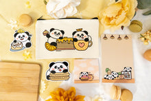 Load image into Gallery viewer, Panda Cozy Cafe Stationery Gift Set
