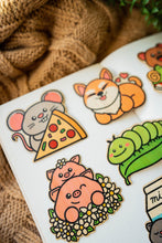 Load image into Gallery viewer, Pizza Mouse Bamboo Sticker
