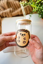 Load image into Gallery viewer, Belugabee Hedgehog Bamboo Sticker Alt Text: Adorable hedgehog design on eco-friendly bamboo, displayed on a glass cup, bringing woodland charm to your drinkware. 🦔🌿 #BambooSticker #HedgehogOnGlassCup #NatureInspiredDecor
