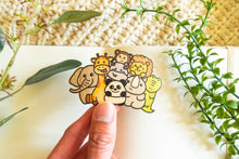Load image into Gallery viewer, Zoo Animals Bamboo Sticker
