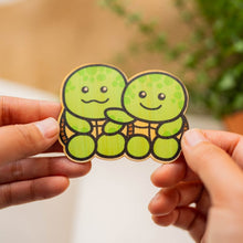 Load image into Gallery viewer, Turtle Buddies Bamboo Sticker
