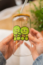 Load image into Gallery viewer, The Turtle Ice Cream Bamboo Sticker is an eco-friendly accessory that combines the charm of a turtle with the delight of ice crea
