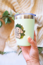 Load image into Gallery viewer, Belugabee Bamboo Sticker: Heartwarming design of an elephant family, adding charm to your small hydroflask cup. Elevate your style with this eco-friendly and charming 3x3-inch bamboo sticker. 🐘💕 #BambooSticker #ElephantFamily #HydroflaskDecor
